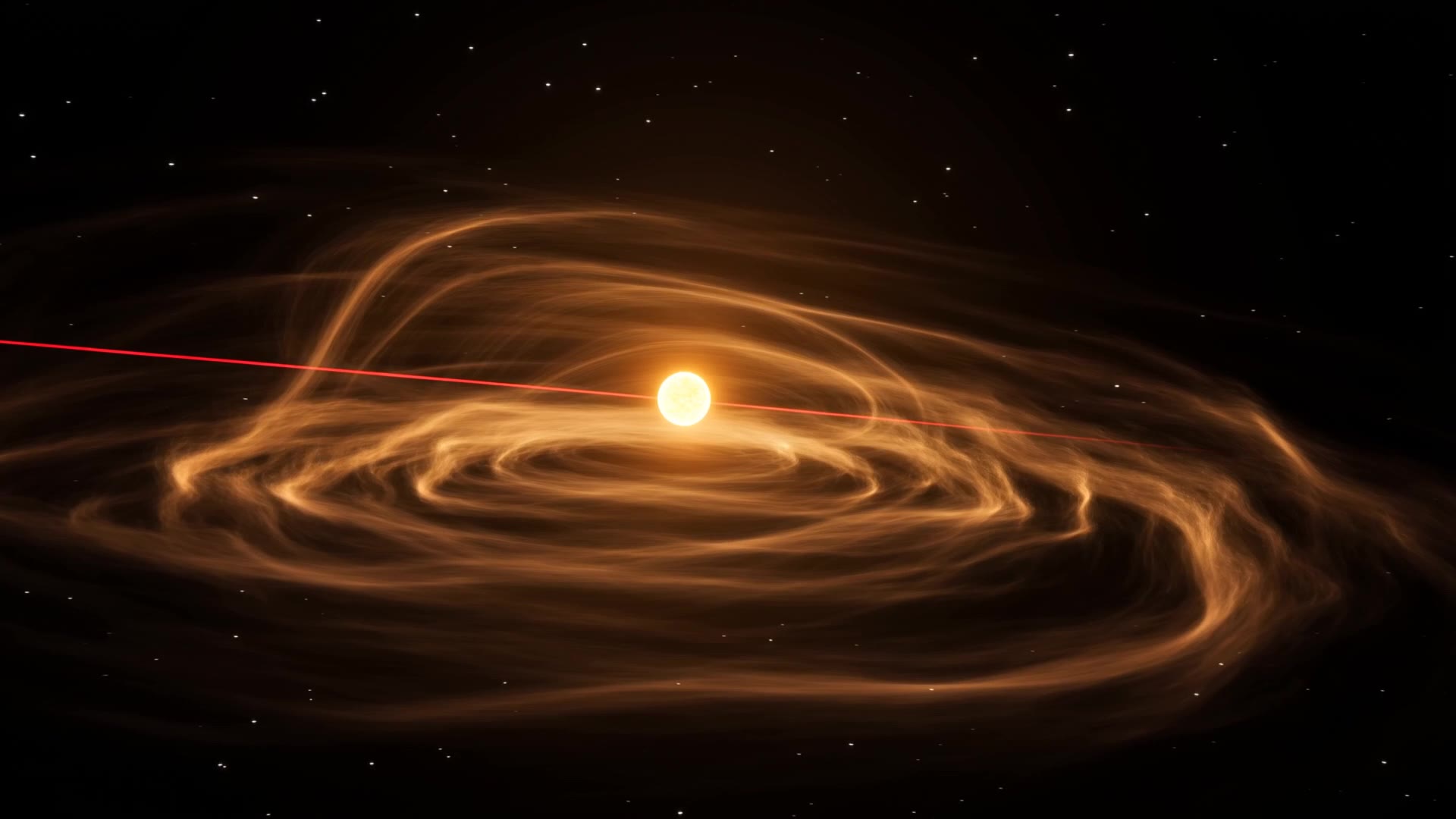 Champ gravitationnel stellaire